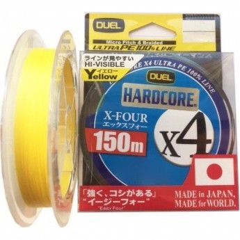 Шнур YO-ZURI PE HARDCORE X4 PRO DUEL 0.6/0.13мм 5.4кг 150м Шнур YO-ZURI PE HARDCORE X4 PRO DUEL 0.6/0.13мм 5.4кг 150м